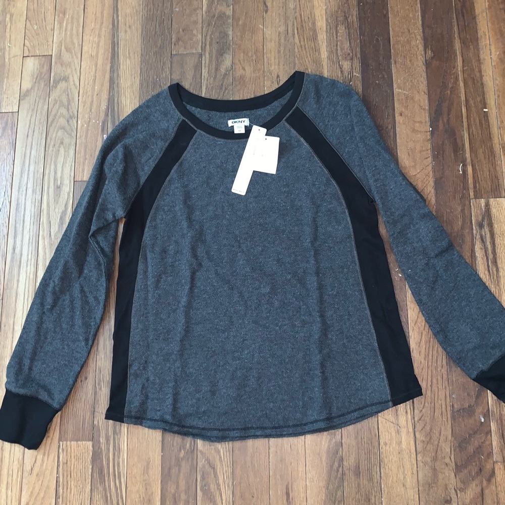 Grey DKNY Lounge Sweater NEW WITH TAGS